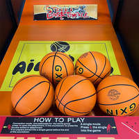 Jeu de basket d'arcade pliable de luxe en gros, qualité commerciale, à monnayeur, avec prise en charge de l'anglais et détection de mouvement pour intérieur