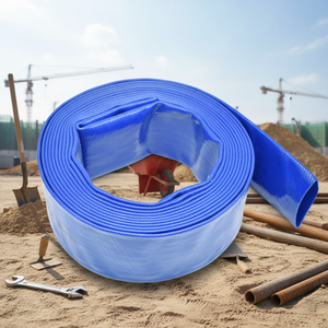 Tuyau flexible plat en <span class=keywords><strong>PVC</strong></span> haute pression, durable, durée de vie de 3 à 5 ans, 4 bars, diamètre intérieur 52 mm (2 pouces), pour pompe à eau - Product Image 1