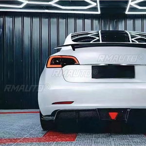 For 2019-2023 Tesla Model3 100%Real Carbon Fiberhighquality <b>Rear</b> <b>Spoiler</b> Trunk Lid Cmst Style - Product Image 6
