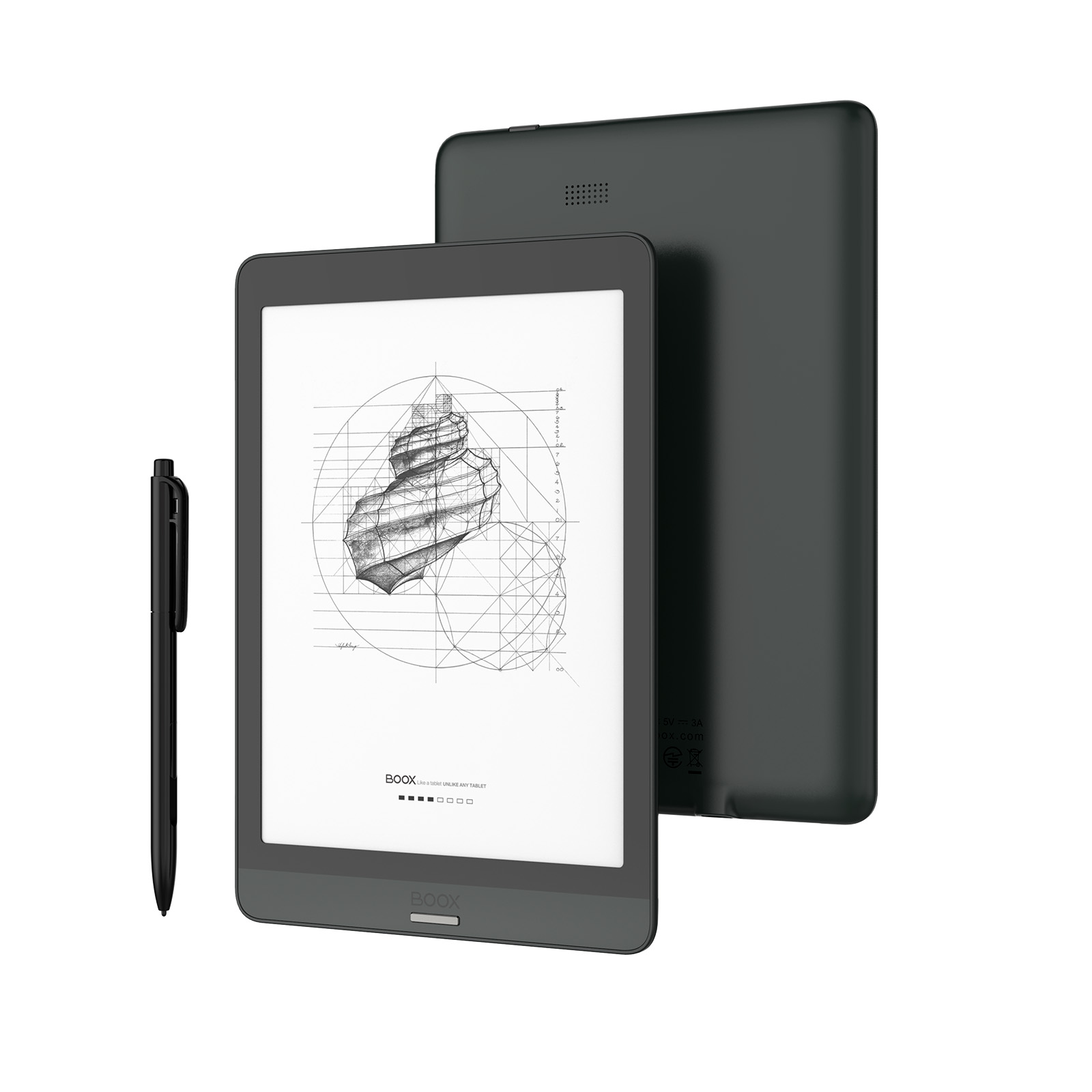 Eye-Protective Eink E-reader 7.8 Inch Large Size Onyx BOOX Nova3 with OTG, support Google Play install 3rd party App