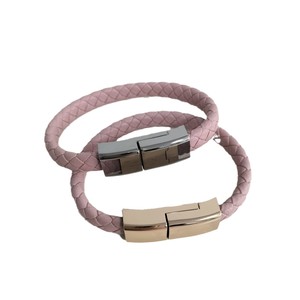 Creative Leather <b>Braided</b> Charging Cable Type C Fast Charge For Mobile Phones - Product Image 5
