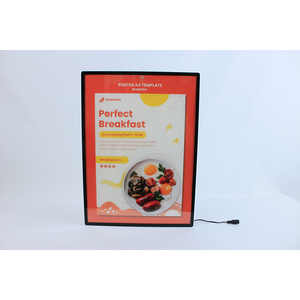 Alta rentabilidad, pantalla barata moderna, retroiluminada, <span class=keywords><strong>letras</strong></span> Led, cajas <span class=keywords><strong>de</strong></span> <span class=keywords><strong>luz</strong></span> publicitarias ultradelgadas, letrero para póster - Product Image 6