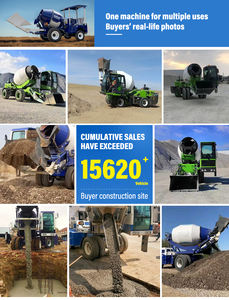 Conçu sur mesure <span class=keywords><strong>pour</strong></span> la construction d'infrastructures routières Diesel Mobile <span class=keywords><strong>Mini</strong></span> Portable Auto-chargement Bétonnière Camion - Product Image 6