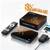 Nouveau produit Prix usine Android 14.0 AI Smart TV Box H96 MAX H96MAX RK3576 M9S 8 cœurs 8 Go RAM 128 Go ROM 6TOPS NPU