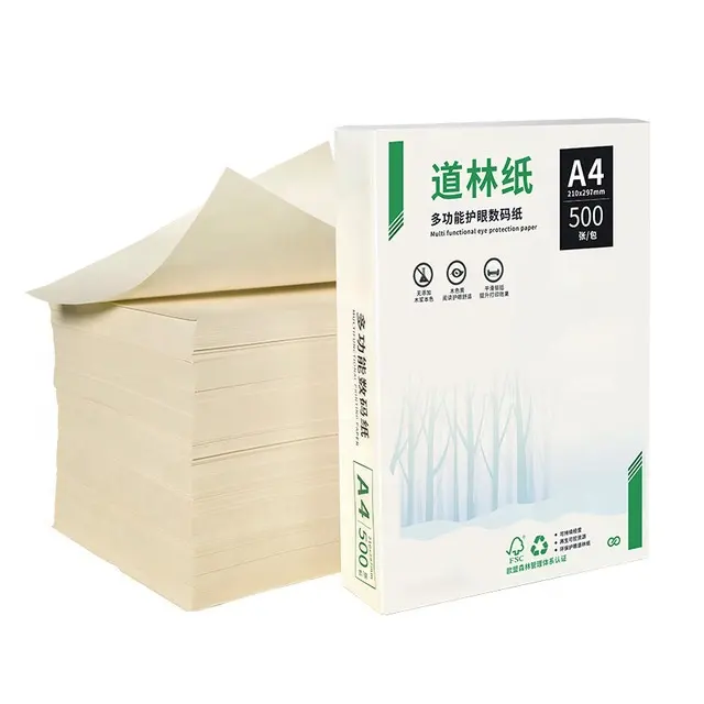 Kem Và Trắng Woodfree Bù Đắp Giấy Cho Các Văn Bản Và In Ấn