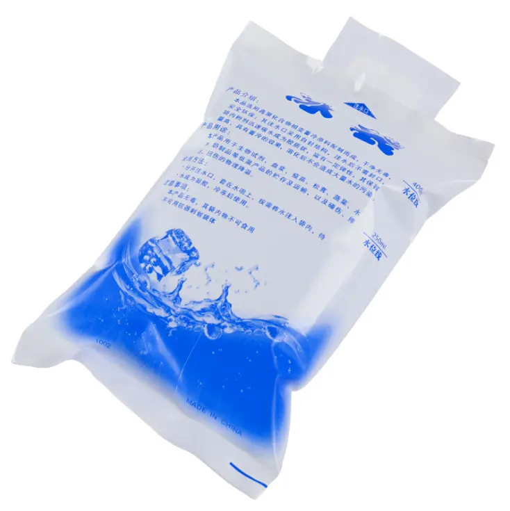 Yeniden yalıtımlı soğuk jel soğutma çantası su enjeksiyon dondurularak kuru buz paketi taze kargo teslimat taşıma