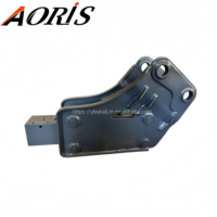 Brise-roche hydraulique de type banane certifié CE pour chargeuse-pelleteuse de 6 à 9 tonnes