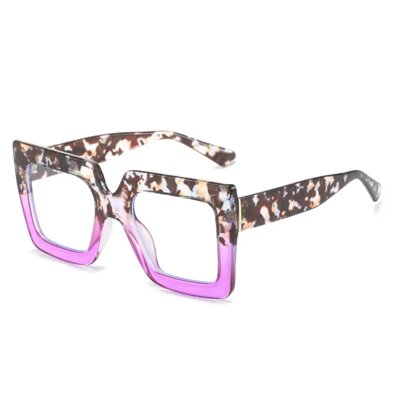 Kare şeffaf gözlük çerçeve Vintage temizle gözlük trend stilleri marka tasarımcı boy moda bilgisayar gözlük