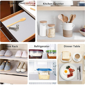 Doublure d'étagère de salle de bain professionnelle anti-moisissure EVA transparent avec doublure de tiroir à points antidérapants doublure de cuisine RV - Product Image 6
