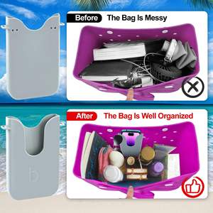Support de téléphone en silicone pour sacs Bogg étui de téléphone compatible sac fourre-tout de plage accessoire support de téléphone pour sacs de plage similaires Bogg - Product Image 4