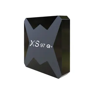 ผู้ผลิตสินค้า XS97 Q + 10bit HDR 4K GPU Mail-G31 ARM Cor tex A53 ชุดกล่องด้านบนทีวีดิจิตอลพร้อมโรงงานขายดี