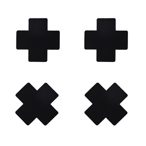 Cubrepezones Negros con Forma de Mariposa, Estrella, Corazón y Cruz, Máscara de Pecho para Adultos, Juego Erótico - Product Image 4