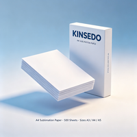 Papier de sublimation thermique OEM 500 feuilles/paquet format A3/A4/A5 pour vêtements