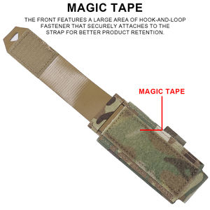 Portacargador Táctico Funcional Individual para Cargadores 556 M4, Desmontable, con Tapa Abatible, Ligero, Camuflaje Original - Product Image 4