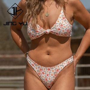 Bikini texturé OEM, maillot de bain personnalisé pour femmes, ensemble de bikini imprimé, tissu écologique sexy, vêtements de bain pour femmes 2025 - Product Image 4