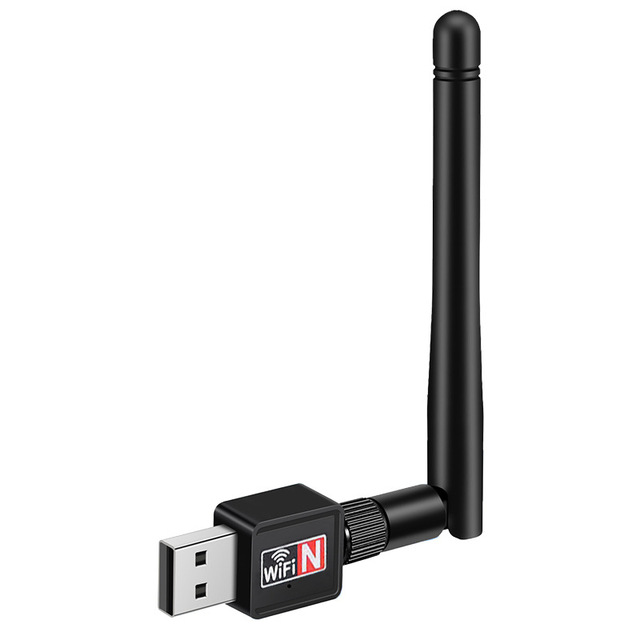 150M USB Wireless Network Cards 2dB External Antenna Band 2.4G Wifi Adapter RTL8188 High-speed Chip for Desktop and Laptop