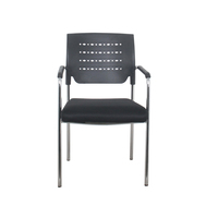 Chaise de bureau visiteur en plastique empilable, dossier en maille, accoudoirs chromés, hauteur réglable, design moderne, meilleur prix
