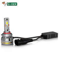 Gview G19W OEM ODM Factory 48000lm Haute puissance 200w H13 H1 HB3 HB4 H7 H4 Ampoules LED automobiles 9005 9006 Phares LED de voiture