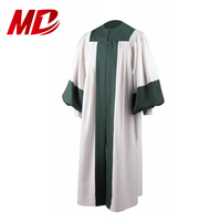 Uniforme de chœur personnalisé vert en gros avec des manches cloche traditionnelles