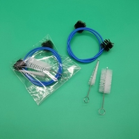 Flexible Cleaning Brush Kit Eco-Friendly Brass Instruments Trumpet Cleaner Stainless Steel Nylon Strips Bottle Brush