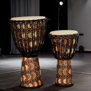 Set di Tamburi Africani di Alta Qualità con Supporto Cromato, Strumento a Percussione Professionale per <span class=keywords><strong>Musica</strong></span> Latina, Salsa, <span class=keywords><strong>Jazz</strong></span> - Product Image 3