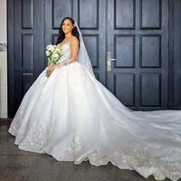 Robe de mariée sexy pour séance photo en extérieur, dentelle, texture avancée, longue, blanche, soutien-gorge, jupon à traîne, vente en gros