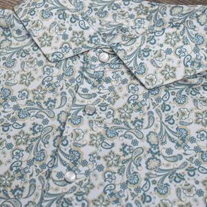 Polo Amarillo Floral para Hombre, Uniforme Europeo Escolar, Camisa de Golf de Alta Calidad con Cierre de Perlas - Product Image 5