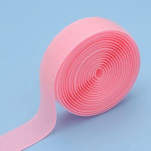 Sangle auto-agrippante réutilisable en nylon rose, noir, blanc, personnalisable, 20 mm, 25 mm, 38 mm, pour vêtements pour animaux, multifonctions - Médical - Product Image 1