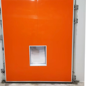 <span class=keywords><strong>Puerta</strong></span> Enrollable Aislada de Acero Galvanizado con Panel Sándwich de PU de 100mm/150mm de Espesor para Almacenamiento en Cámaras Frigoríficas, Diseño Industrial Moderno - Product Image 2