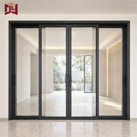 Portes coulissantes en aluminium étanches pour projets résidentiels, sur mesure, OEM, ODM, portes de stockage, portes d'entrée, certifiées CE, vente en gros