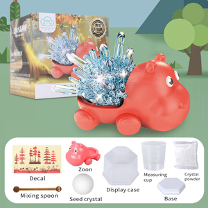 Laboratorio de Cultivo de Cristales de Dinosaurio, Proyecto Químico Innovador, Cristales Mágicos de Acción Rápida, Set de Actividades de Aprendizaje Sostenible - Product Image 5