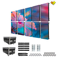 Écran LED modulaire Qray à louer, design incurvé avec système de verrouillage, luminosité 1000 cd, garantie 3 ans pour des affichages immersifs sur scène et des événements créatifs