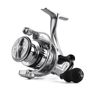 Moulinet de pêche à lancer série HT, <span class=keywords><strong>bobine</strong></span> en métal, poignée en aluminium CNC, rapport de transmission 5,2:1, 12+1 roulements à billes, eau salée, rivière, lac - Product Image 1