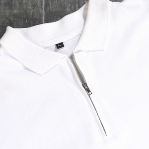 Custom Logo Printed <b>White</b> Men's Short Sleeve <b>Polo</b> Shirt Regular Fit Casual Cotton Breathable <b>Polo</b> Tee - Product Image 3