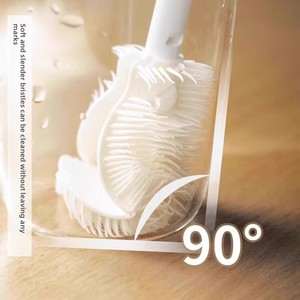 Cepillo de silicona de mango largo con herramienta de estilo mini para limpiar botellas, licuadoras, termos y hervidores - Product Image 4