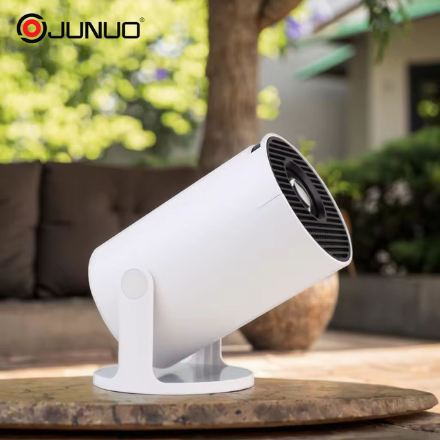 Portable Smart Projector 720P LED Home Theater Device with Dual WiFi BT Android System Auto Keystone Correction Projector