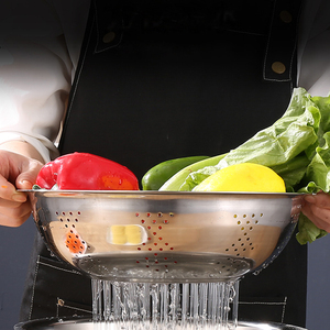 Coupe-légumes en acier inoxydable, outil de cuisine, coupeuse de légumes avec panier de drainage, bol de lavage 3 en <span class=keywords><strong>1</strong></span> pour la cuisine, <span class=keywords><strong>1</strong></span> pièce - Product Image 3