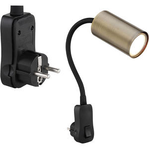 Applique da parete a innesto 1xGU10 25W 230V, materiale metallo, ideale per illuminare spazi e decorare ambienti. - Product Image 3