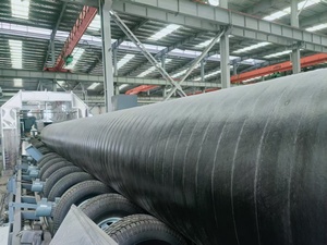 Nhà máy trực tiếp đúc sẵn trực tiếp chôn cách nhiệt API tuân thủ Polyurethane phun polyethylene vết thương ống thép trong kho - Product Image 3