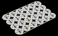 Service de conception de circuits imprimés, prototype de circuit imprimé rond en aluminium pour LED, 39 mm/44 mm/90 mm/103 mm, ampoules LED, cartes de circuits imprimés