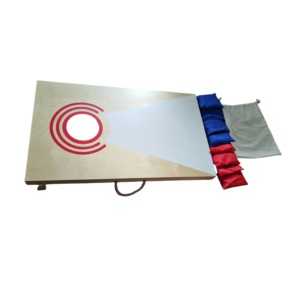Juego personalizado para niños, juego de lanzamiento de bolsas de frijoles, tamaño reglamentario, tableros de madera Cornhole, sacos de arena para entretenimiento deportivo en el portón trasero - Product Image 6