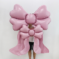 Ballons géants en aluminium en forme de nœud pour la Saint-Valentin, les anniversaires de princesse, les mariages et la décoration photo