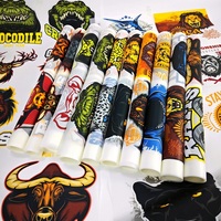 Transferts DTF prêts à poser en gros, autocollants DTF, impression sérigraphique, motifs de dessins animés, autocollants de transfert thermique pour l'impression sur T-shirts