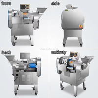 Automatische Cassave Snij- en Blokjesmachine Automatische Aardappel Snijmachine Machine voor het snijden van wortelgroenten
