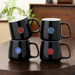 แก้วเซรามิกสั่งทำพิเศษพร้อมพิมพ์โลโก้สำหรับของขวัญ แก้วพอร์ซเลนสไตล์ยุโรป - Product Image 4