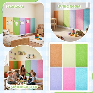 Pannelli <span class=keywords><strong>in</strong></span> <span class=keywords><strong>Feltro</strong></span> PET Rettangolari per Pareti, Antiurto, Autoadesivi, per Camere dei Bambini, Testiere Imbottite per Sale Giochi e Asili Nido - Product Image 6