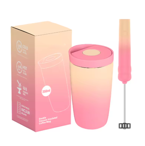 Batidor eléctrico portátil y ligero para espumar leche, café, latte, matcha, chocolate y preparar bebidas energéticas. - Product Image 6