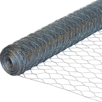 Grillage hexagonal galvanisé à chaud - Filet pour volailles pour poulaillers, structure à torsion inversée robuste