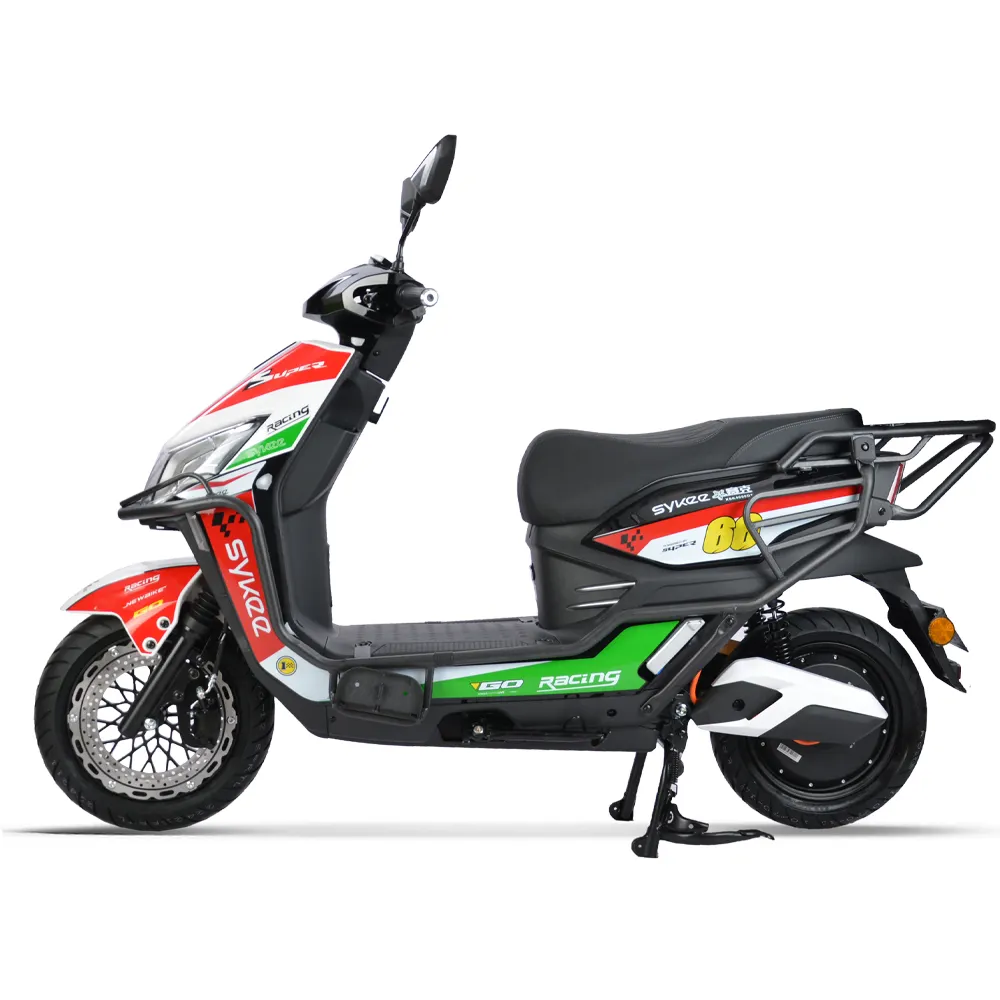 Personalizado barato de buena calidad 72v 2500W 32ah ciclomotor eléctrico Scooters E motocicleta para la venta