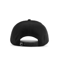 Casquettes de baseball légères et imperméables en tissu Oxford à 5 panneaux, personnalisées en tissu camouflage vert, avec logo en caoutchouc sur la visière, unisexe, ajustables avec fermeture à pression
